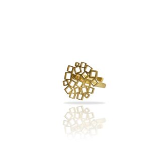 Ras Cuadrado ring verguld