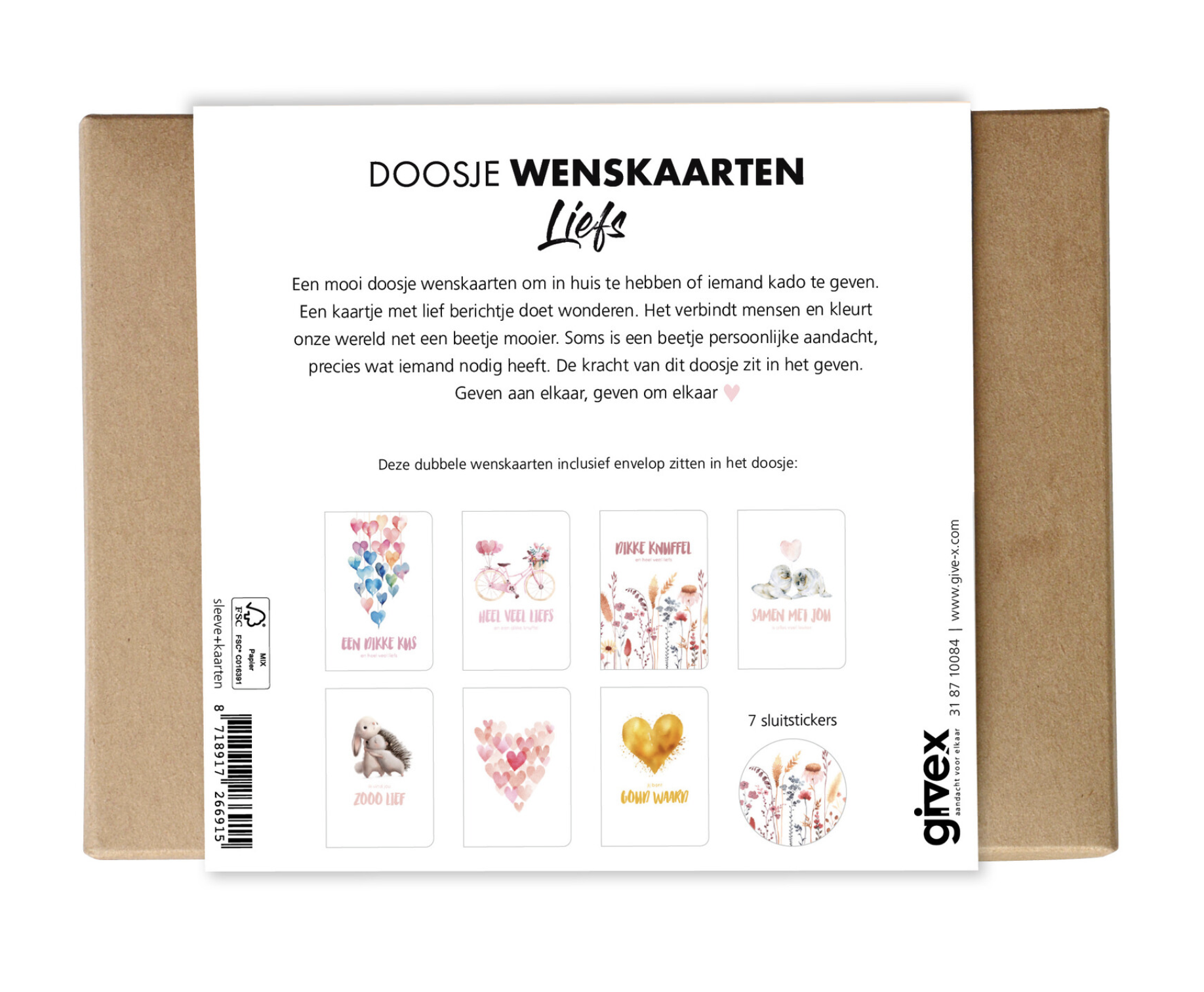 Doosje Wenskaarten Liefs - Afbeelding 2