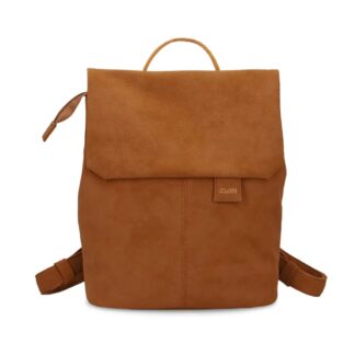 Zwei rugzak MR8 nubuk cognac