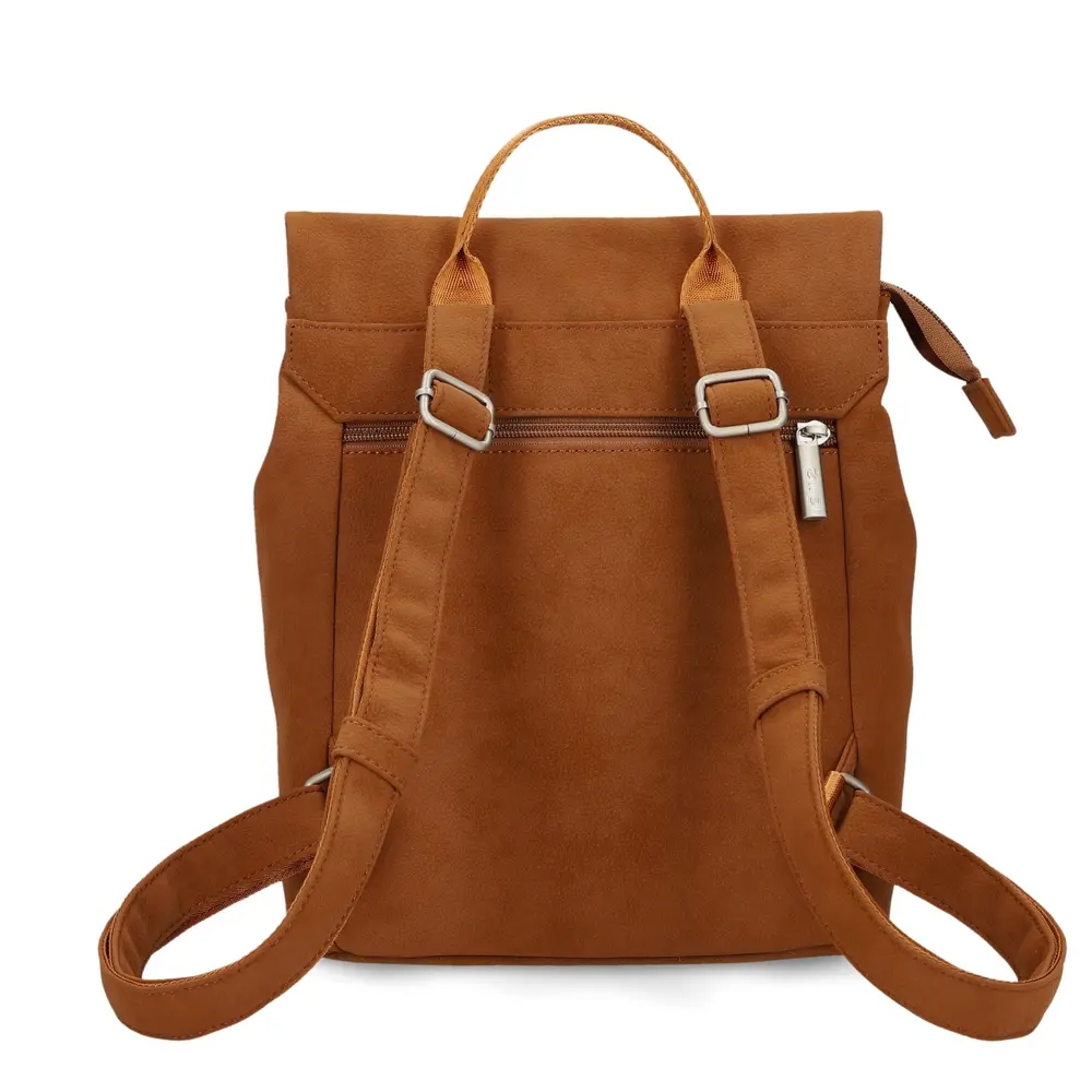 Zwei rugzak MR8 nubuk cognac - Afbeelding 3