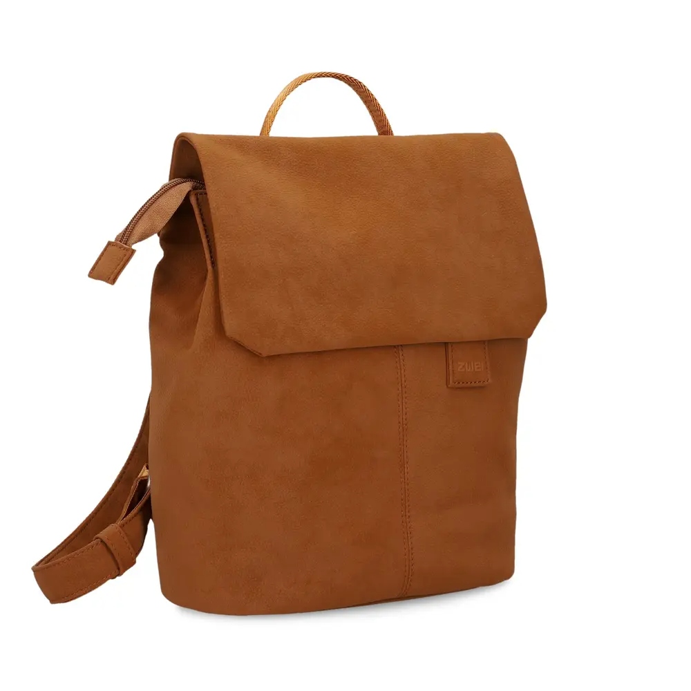 Zwei rugzak MR8 nubuk cognac - Afbeelding 4