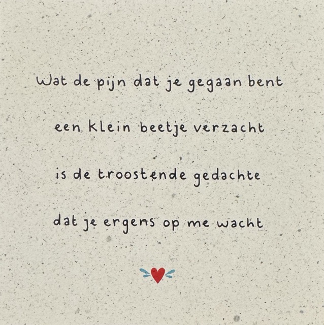 Happy little moment - Troostende gedachte