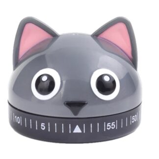 Kikkerland kookwekker kat