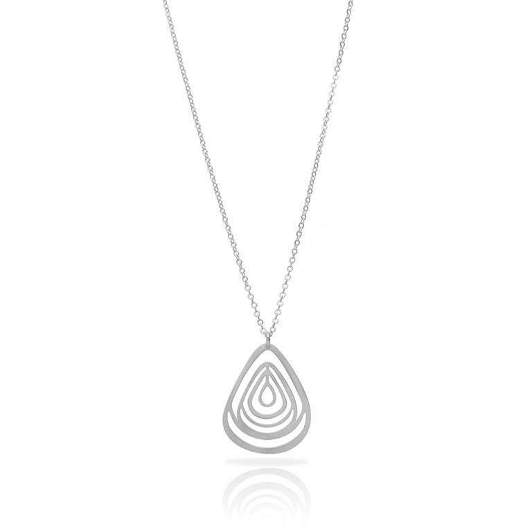 Ras Amaoto collier verzilverd