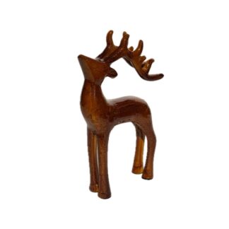 Ornament Rendier caramel staand